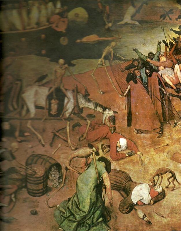 Pieter Bruegel detalj fran dodens triumf.omkr Sweden oil painting art